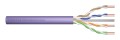 Digitus Kabel instalacyjny kat.6, U/UTP, Dca, AWG 23/1, LSOH, 500m, fioletowy, szpula - 2892468