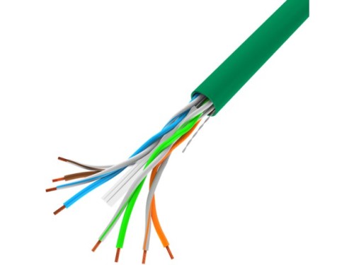 LANBERG KABEL UTP 1GB/S 305M DRUT CCA ZIELONY LCU6-10CC-0305-G - 2292169