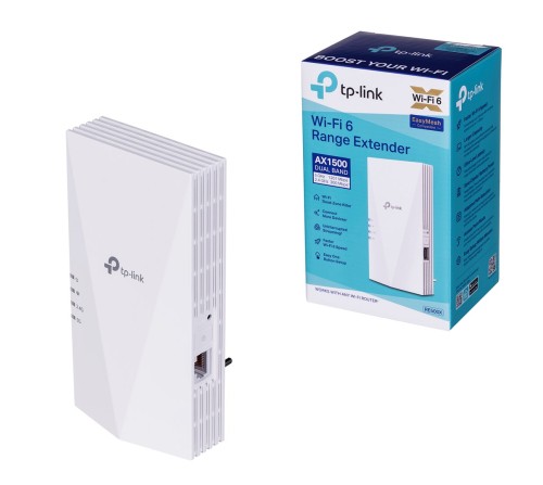 TP-Link RE500X przedłużacz sieciowy Nadajnik i odbiornik sieci Biały 1000 Mbit/s - 2542914