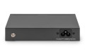 Digitus Przełącznik Gigabit Ethernet PoE, 4 porty PoE + 1 port uplink, dostępna moc zasilania PoE: 60 W - 2833912