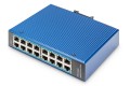 Przemysłowy switch 16x 1000Base-TX DIN rozszerzony zakres temperatur - 2804102