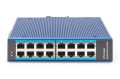Przemysłowy switch 16x 1000Base-TX DIN rozszerzony zakres temperatur - 2833914
