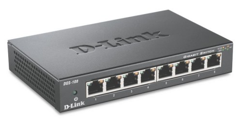 D-Link DGS-108 Czarny - 1898477