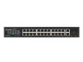 LANBERG SWITCH POE RACK 19" 24X 1GB POE+/2X GB/2X SFP 360W RSGE-24P-2GE-2S-360 - 2892849