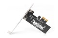 DIGITUS KARTA SIECIOWA PRZEWODOWA PCI EXPRESS 1X RJ45 2.5 GIGABIT ETHERNET 2500MBPS DN-10135 - 2782799