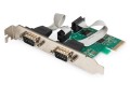 DIGITUS KONTROLER RS232 PCI EXPRESS 2XDB9L - 2893837