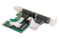 DIGITUS KONTROLER RS232 PCI EXPRESS 2XDB9L - 2136686