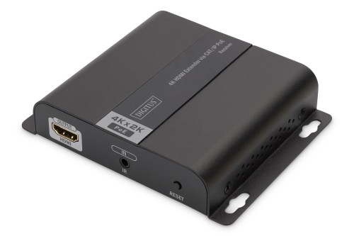 Digitus Przedłużacz sygnału wideo 4K HDMI przez CAT / IP (moduł odbiornika), PoE - 2641622