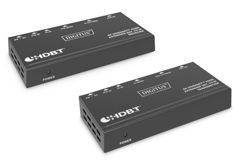 Przedłużacz/Extender HDMI 4K30Hz 70m po skrętce HDBaseT HDCP2.2 IR RS232 PoC(Power over Cable)zestaw - 2816597
