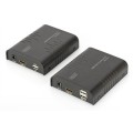 DIGITUS PRZEDŁUŻACZ (EXTENDER) KVM HDMI+USB 120M PO CAT.5E UTP/IP 1080P FHD 60HZ AUDIO (ZESTAW) DS-55202 - 2522598