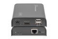 DIGITUS PRZEDŁUŻACZ (EXTENDER) KVM HDMI+USB 120M PO CAT.5E UTP/IP 1080P FHD 60HZ AUDIO (ZESTAW) DS-55202 - 2730248