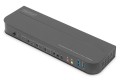 Digitus Przełącznik KVM, 4-portowy, 4K 60 Hz, 4 x DP in, 1 x DP/HDMI out - 2004048