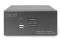 Przełącznik KVM, 2-portowy, podwójny wyświetlacz, 4K, HDMI - 2445951
