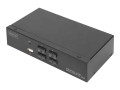 Przełącznik KVM, 4-portowy, pojedynczy wyświetlacz, 4K, HDMI - 2744268