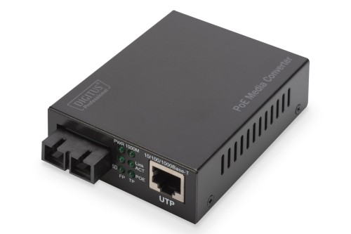 Media konwerter RJ45 10/100/1000Base-T na SC duplex 1000Base-LX, SM, 20km - 2804860