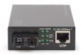 Media konwerter RJ45 10/100/1000Base-T na SC duplex 1000Base-LX, SM, 20km - 2834950