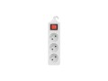 Przedłużacz Lanberg PS1-03E-0300-W (3m; kolor biały) - 2894357