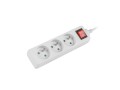 Przedłużacz Lanberg PS1-03E-0300-W (3m; kolor biały) - 2894358