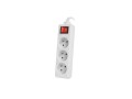 Przedłużacz Lanberg PS1-03E-0300-W (3m; kolor biały) - 2894360
