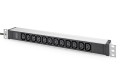 Listwa zasilająca PDU 19" Rack, 12x gniazdo C13 16A/230 V, 2.0m, 1x wtyk unischuko, 16A, aluminiowa - 2759529