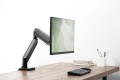 Ramię biurkowe pojedyńcze z zaciskiem 1xLCD z sprężyną gazową max. 35" i 15kg - 2486831