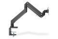 Ramię biurkowe pojedyńcze z zaciskiem 1xLCD z sprężyną gazową max. 35" i 15kg - 2725218