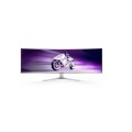 Philips Evnia 8000 49M2C8900/00 monitor komputerowy 124,2 cm (48.9") 5120 x 1440 px Dual QHD QDOLED Biały - 2089656