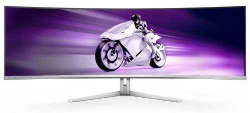 Philips Evnia 8000 49M2C8900/00 monitor komputerowy 124,2 cm (48.9") 5120 x 1440 px Dual QHD QDOLED Biały - 2089656