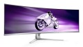 Philips Evnia 8000 49M2C8900/00 monitor komputerowy 124,2 cm (48.9") 5120 x 1440 px Dual QHD QDOLED Biały - 2147798