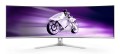 Philips Evnia 8000 49M2C8900/00 monitor komputerowy 124,2 cm (48.9") 5120 x 1440 px Dual QHD QDOLED Biały - 2147791