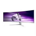 Philips Evnia 8000 49M2C8900/00 monitor komputerowy 124,2 cm (48.9") 5120 x 1440 px Dual QHD QDOLED Biały - 2721851