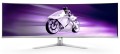 Philips Evnia 8000 49M2C8900/00 monitor komputerowy 124,2 cm (48.9") 5120 x 1440 px Dual QHD QDOLED Biały - 2746237