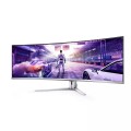 Philips Evnia 8000 49M2C8900/00 monitor komputerowy 124,2 cm (48.9") 5120 x 1440 px Dual QHD QDOLED Biały - 2837006