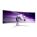 Philips Evnia 8000 49M2C8900/00 monitor komputerowy 124,2 cm (48.9") 5120 x 1440 px Dual QHD QDOLED Biały - 2721842