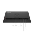 Monitor Lenovo ThinkVision T27UD-40 z systemami ochrony przed włamaniem (IPS), 27", godz. 16:9, 60 Hz, 4 ms, 3840 x 2160 pikseli, 350 cd/m2, Ilość portów HDMI: 1, Zaćmienie, Gwarancja 36 miesięcy - 2761030