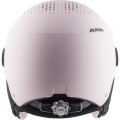 Kask narciarski ALPINA ZUPO VISOR Q-LITE ROSE 51-55 (OUTLET) - 2229050