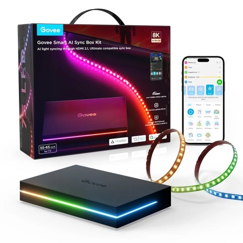 Centralka oświetlenia LED Govee H8604 AI Sync Box 2 | Hub | RGBICW, Wi-Fi + Bluetooth, HDMI 2.1 - 2807913