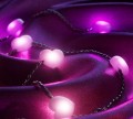 Twinkly Candies – 200 Lampki w kształcie serc RGB LEDs, zielony przewód, USB-C (OUTLET) - 2160742