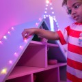 Twinkly Candies – 200 Lampki w kształcie serc RGB LEDs, zielony przewód, USB-C (OUTLET) - 2897980