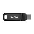 Pendrive SanDisk Ultra Dual GO SDDDC3-128G-G46 (128GB; USB 3.0, USB-C; kolor czarny) - 1153149