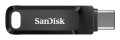 Pendrive SanDisk Ultra Dual GO SDDDC3-064G-G46 (64GB; USB 3.0, USB-C; kolor czarny) - 2898294
