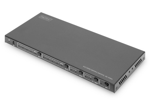 Przełącznik/Matrix HDMI 4/2-porty 4K 60Hz UHD HDR HDCP 2.2 EDID audio z pilotem - 2819268