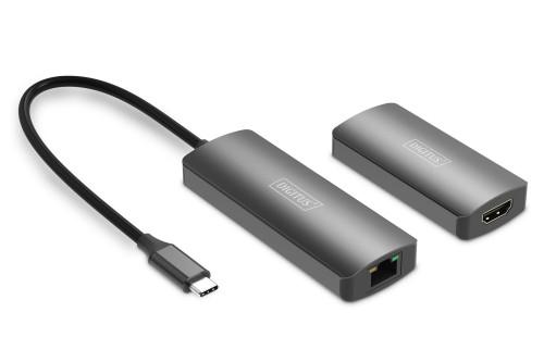 Digitus Extender wideo 4K (USB-C – HDMI), 30 m - 2434373