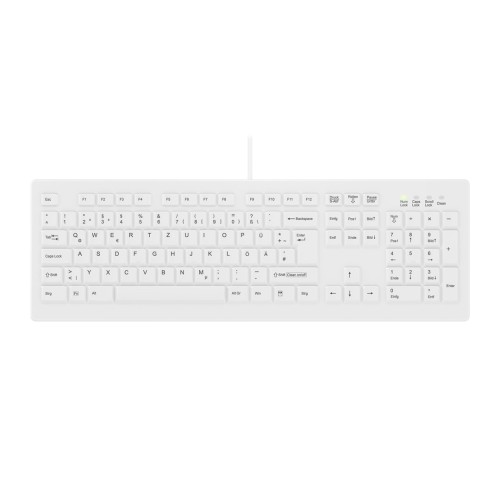 CHERRY AK-C8100F-U1-W/GE klawiatura Medyczna USB QWERTZ Niemiecki Biały - 2061941