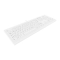 CHERRY AK-C8100F-U1-W/GE klawiatura Medyczna USB QWERTZ Niemiecki Biały - 2898540
