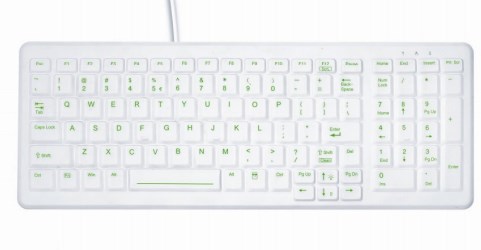 CHERRY AK-C7000 klawiatura Medyczna USB QWERTZ Niemiecki Biały - 2785724