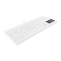 Aktywna Klawiatura USB AK-C7412F-GUS-W/GE QWERTZ Niemiecki Biały - 2898566