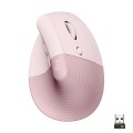 Mysz Logitech Lift Vertical Pink - 1443639