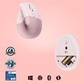 Mysz Logitech Lift Vertical Pink - 1443644