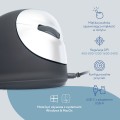 Ergonomiczna mysz R-Go Maus HE ergonomicznie praworęczna USB średnia czarna retail - 2898858